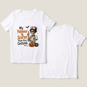 Halloween verpleegster kostuum grap T-shirt