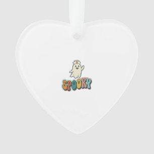 Halloween Verpleegster Spookachtige Geest Retro Gr Ornament