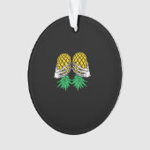 Halloween vers le haut vers le bas de l'ananas squ (devant)