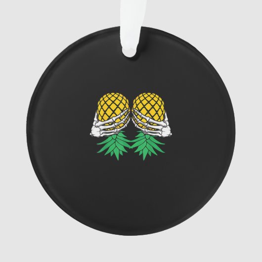 Halloween vers le haut vers le bas de l'ananas squ (devant)