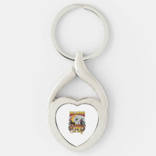 Halloween Verschrikkelijke Kat Dame Grim Reaper Ma Sleutelhanger