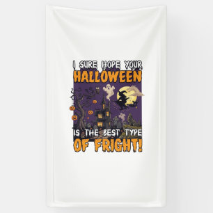 Halloween Verschrikking Spokenhuis Heks Geest_1 Spandoek