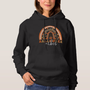 Halloween Vibes Boho Rainbow Herfst Spooky Hoodie
