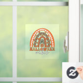 Halloween Vibes Boho Rainbow Herfst Spooky Raamsticker (Huis)