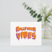 Halloween Vibes Briefkaart (Staand voorkant)
