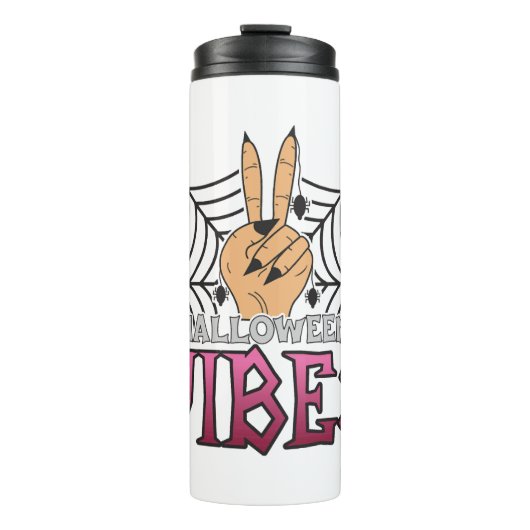 Halloween Vibes, Halloween, eng, kostuum Thermosbeker (Voorkant)