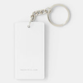 Halloween Vibes • No Tricks, just Treats Sleutelhanger (achterkant)