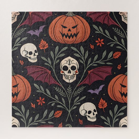 Halloween Vibes Pattern Legpuzzel (Verticaal)
