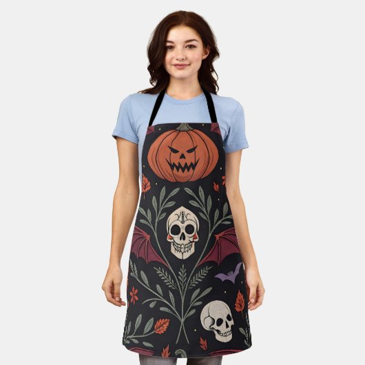 Halloween Vibes Pattern Schort (Gedragen)