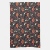 Halloween Vibes Pattern Theedoek (Verticaal)