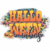 Halloween vibes   sticker (Voorkant)