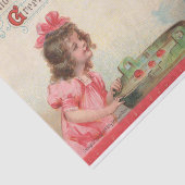 Halloween Victoriaans Edwardiaanse Decoupage Tissuepapier (Detail)