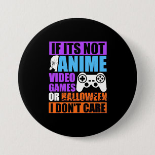 Halloween Video Games Ronde Button 7,6 Cm