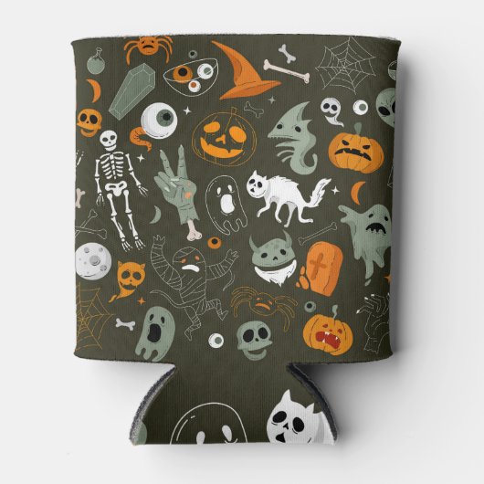 Halloween Vintage: Icon & Element Collectie Blikjeskoeler (Voorkant)