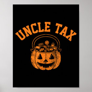 Halloween Vintage Oom Belasting Pompoen Soky Trick Poster