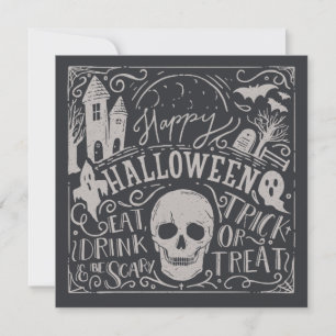 Halloween vintage Spooktaculaire   Invitation du p