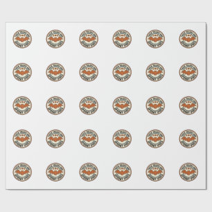 Halloween Vleermuis Dikke Dijen Griezelige Sfeer V Cadeaupapier