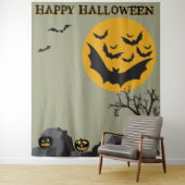 Halloween Vleermuis Kindvriendelijke Feest Foto Ac Wandkleed (In situ)