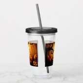 Halloween/vleermuis/pompoen/Herfst Acryl Drinkbeker (Links)