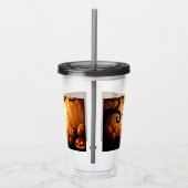 Halloween/vleermuis/pompoen/Herfst Acryl Drinkbeker (Rechts)