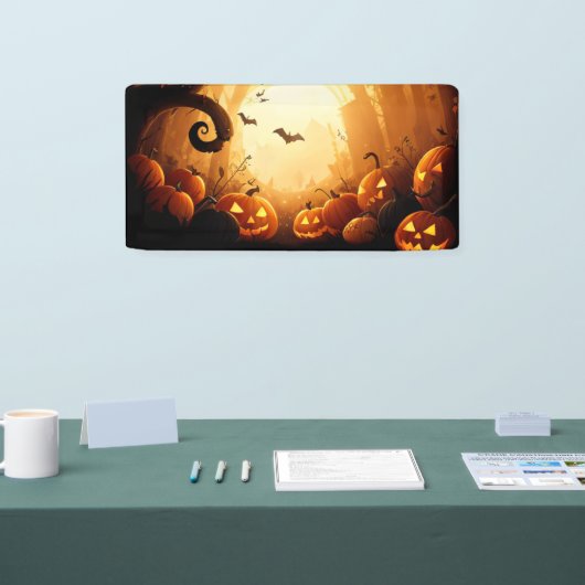 Halloween/vleermuis/pompoen/Herfst Spandoek (Beurs)