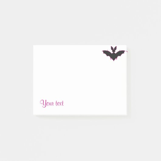 Halloween Vleermuis Post-it® Notes (Voorkant)