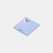 Halloween vleermuizen met maan Aangepast 3 x 3 Post-it® Notes (Schuin)