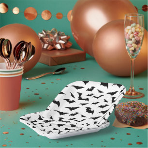 Halloween Vleermuizen Papier Borden Papieren Bordje