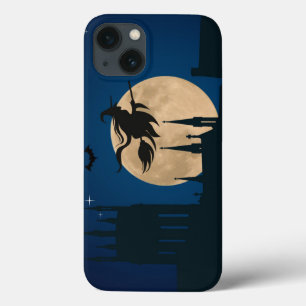 Halloween vliegende heks iPhone 13 hoesje