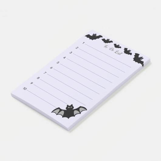 Halloween vliegende vleermuizen op maagdenpalm To  Post-it® Notes (Schuin)