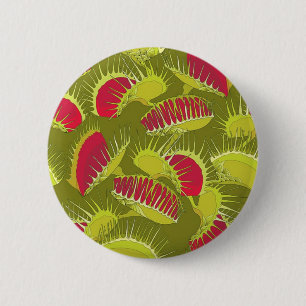halloween-vliegval ronde button 5,7 cm