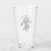 Halloween vogelverschrikker glas (Achterkant)