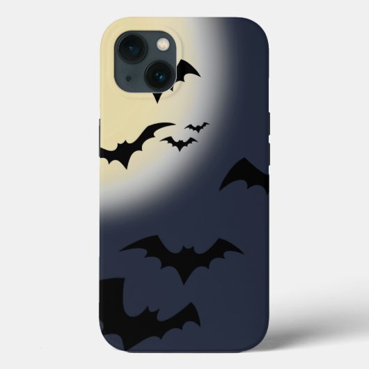 Halloween volle maan met vleermuizen Case-Mate iPhone case (Achterkant)