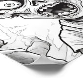 Halloween volwassen kleuring poster (Hoek)