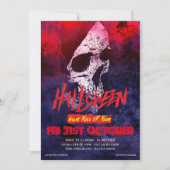 Halloween Volwassen Partij Kaart (Voorkant)