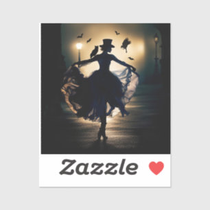 Halloween Voodoo Koningin Dansnacht Sticker