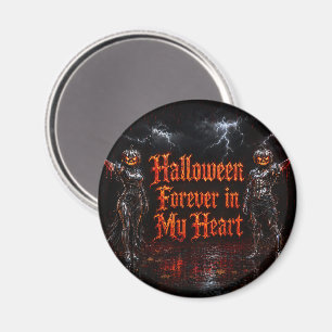 Halloween Voor Altijd In Mijn Hart Gotische Pompoe Magneet