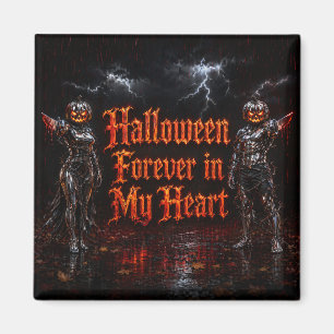 Halloween Voor Altijd In Mijn Hart Gotische Pompoe Magneet
