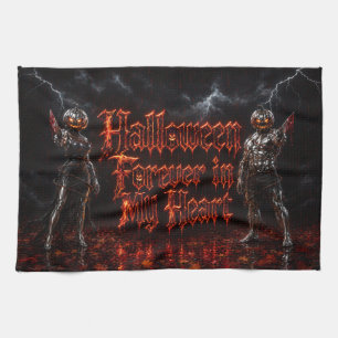 Halloween Voor Altijd In Mijn Hart Gotische Pompoe Theedoek