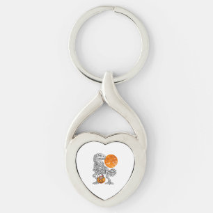 Halloween voor jongens kinderen dinosaurus skelet sleutelhanger
