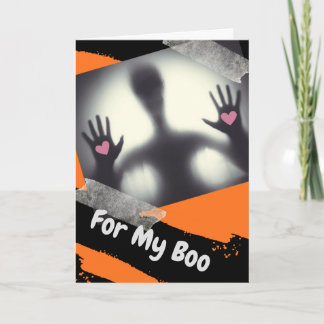 Halloween voor mijn Boo Boyvriend Kaart