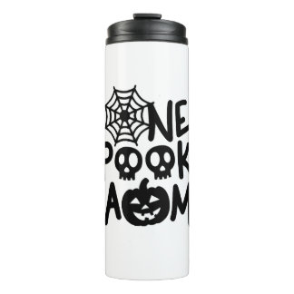 Halloween voor vrouwen Halloween One Spooky Mamma Thermosbeker