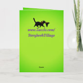 Halloween Vouwkaart Kaart (Achterkant)