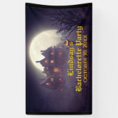 Halloween vrijgezellenfeest spandoek (Verticaal)