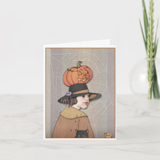 Halloween Vrouw Kaart