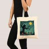 Halloween Vulture Tote Bag (Voorkant (product))