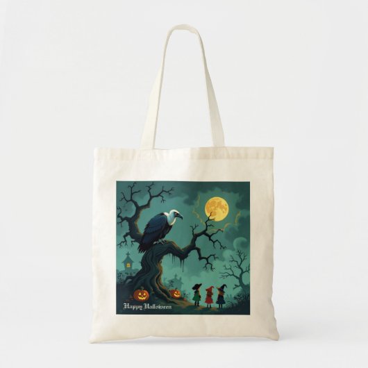 Halloween Vulture Tote Bag (Voorkant)