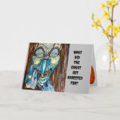 HALLOWEEN, WAAROM WERD DE GEEST GEARRESTEERD? KAART (Gele Bloem)