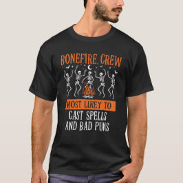Halloween waarschijnlijk groep bijpassende skelet t-shirt