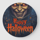 Halloween Wall Art Clock Grote Klok (Voorkant)